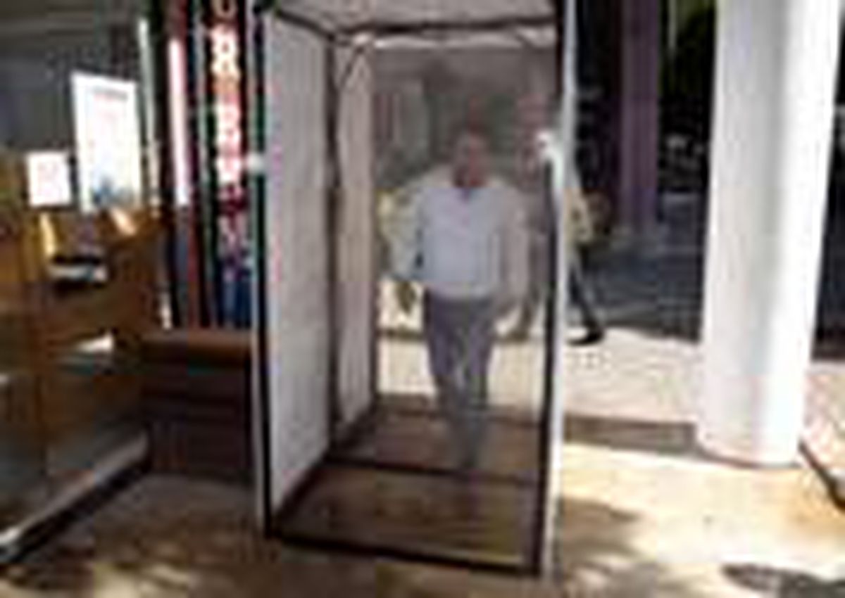 Fırın önüne dezenfeksiyon tüneli