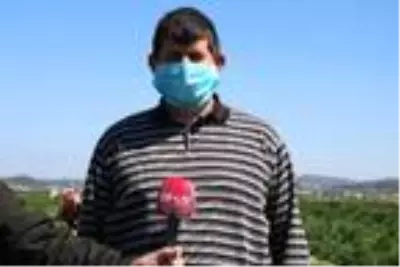 Foçalı çiftçi, hem ekim, hem de hasat için tarlada Foçalı çiftçi, hem ekim, hem de hasat için tarlada