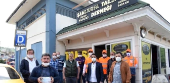 Şanlıurfa'da taksicilerin maske talebi anında karşılandı