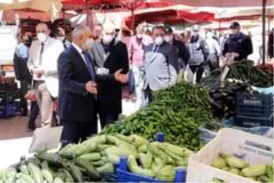 Yahyalı ilçe pazarında sıkı denetim