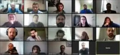 Rektör Uzun, YLSY öğrencileriyle video konferansla görüştü Rektör Uzun, YLSY öğrencileriyle video konferansla görüştü