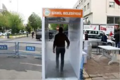 Bismil'de dezenfeksiyon tünelleri hizmete girdi