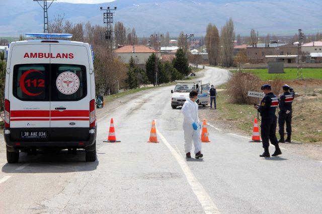 kayseri deki 600 haneli akmescit koyu karantinaya alindi