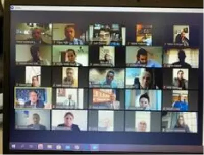 AK Parti Genel Başkan Yardımcı Nurettin Canikli ile telekonferans sistemiyle görüştüler AK Parti Genel Başkan Yardımcı Nurettin Canikli ile telekonferans sistemiyle görüştüler