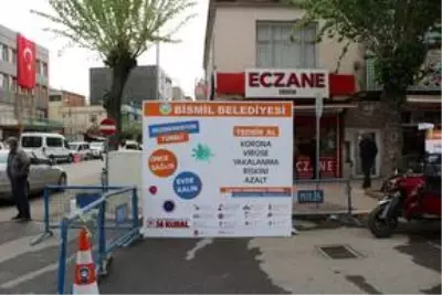 Bismil Belediyesinden yaya dezenfeksiyon tüneli
