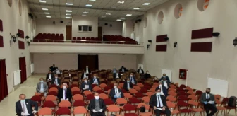 Çankırı'da sosyal mesafeli olağanüstü meclis toplantısı