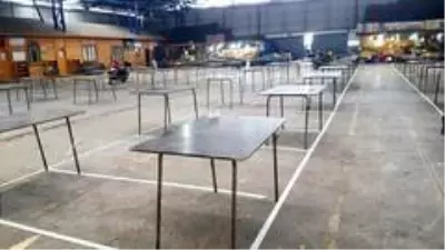 Pazar satıcıları için sosyal mesafe kuralı