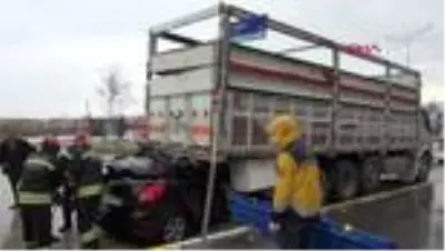 ERZURUM Otomobil park halindeki kamyonun altına girdi, 2 kişi öldü ERZURUM Otomobil park halindeki kamyonun altına girdi, 2 kişi öldü