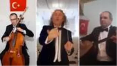 SDÜ Akademik Oda Orkestrası'ndan TBMM'nin 100. yılına telekonferanslı türkü