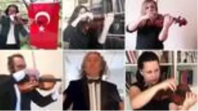 SDÜ Akademik Oda Orkestrası'ndan TBMM'nin 100. yılına telekonferanslı türkü