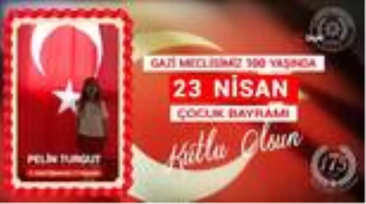 Şehit polis memurunun 7 yaşındaki kızı 23 Nisan'ı kutladı