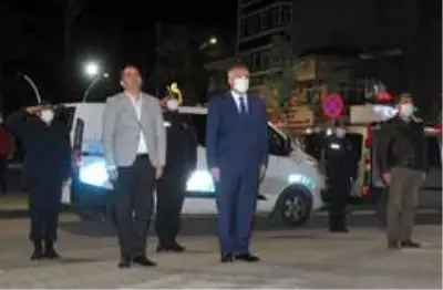 Bafra'da güvenlik güçlerinden 23 Nisan konvoyu Bafra'da güvenlik güçlerinden 23 Nisan konvoyu