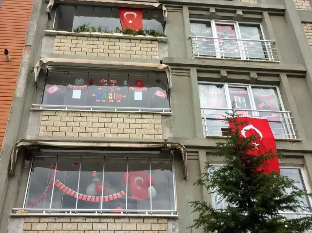 Çarşamba�da evler 23 Nisan için süslendi haberi fotografı, fotografları