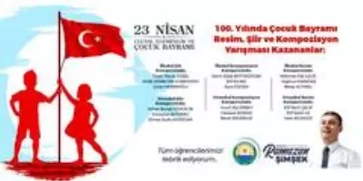 Gölbaşı Belediyesinin düzenlediği '100. Yılında Çocuk Bayramı' temalı yarışma sonuçları açıklandı