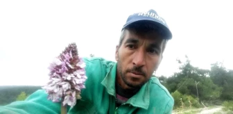 Doğasever vatandaş, koparmanın cezası 72 bin lira olan çiçekle selfie çekti