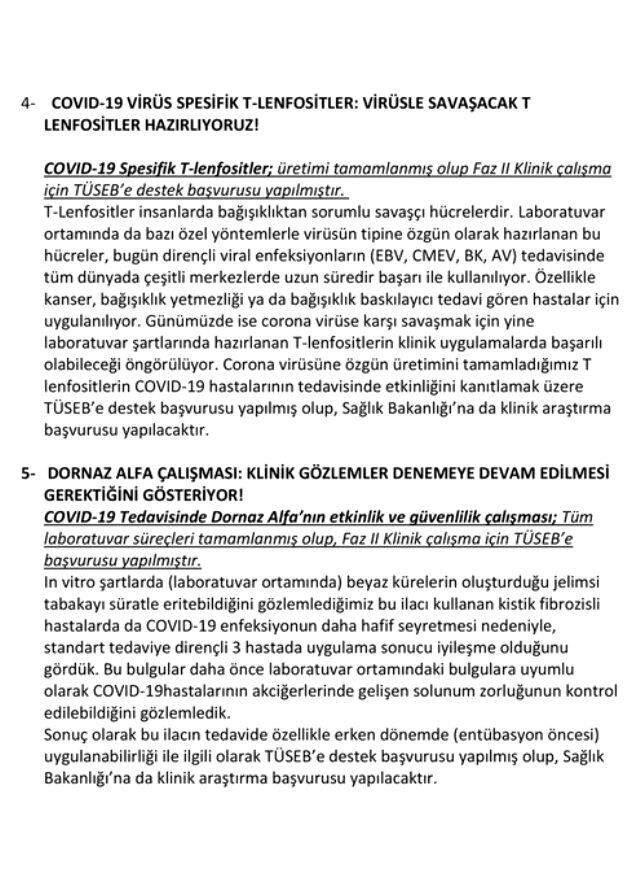 Prof. Dr. Ercüment Ovalı, koronavirüsü etkisiz hale getirdikleri anların görüntüsünü paylaştı