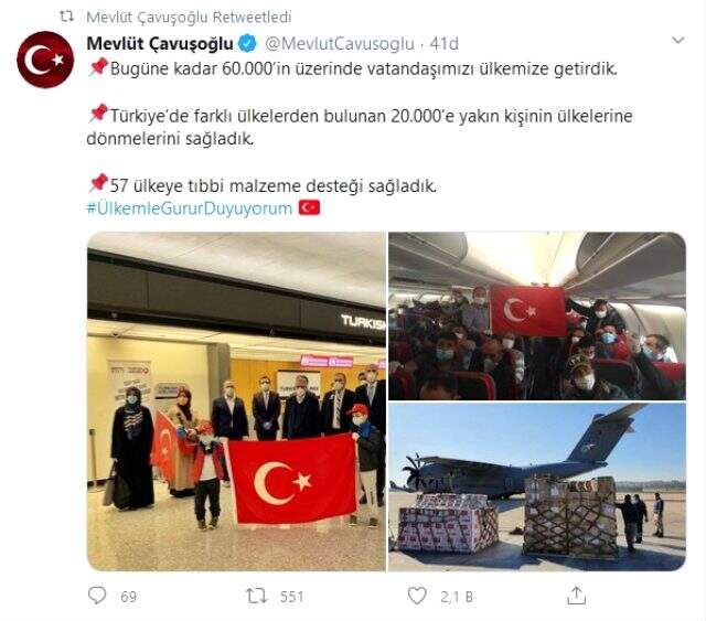 Bakan Çavuşoğlu: Bugüne kadar 60 bin üzerinde vatandaşımızı ülkemize getirdik