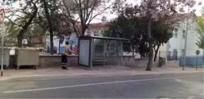Tekirdağ'da dezenfekte çalışmaları devam ediyor Tekirdağ'da dezenfekte çalışmaları devam ediyor