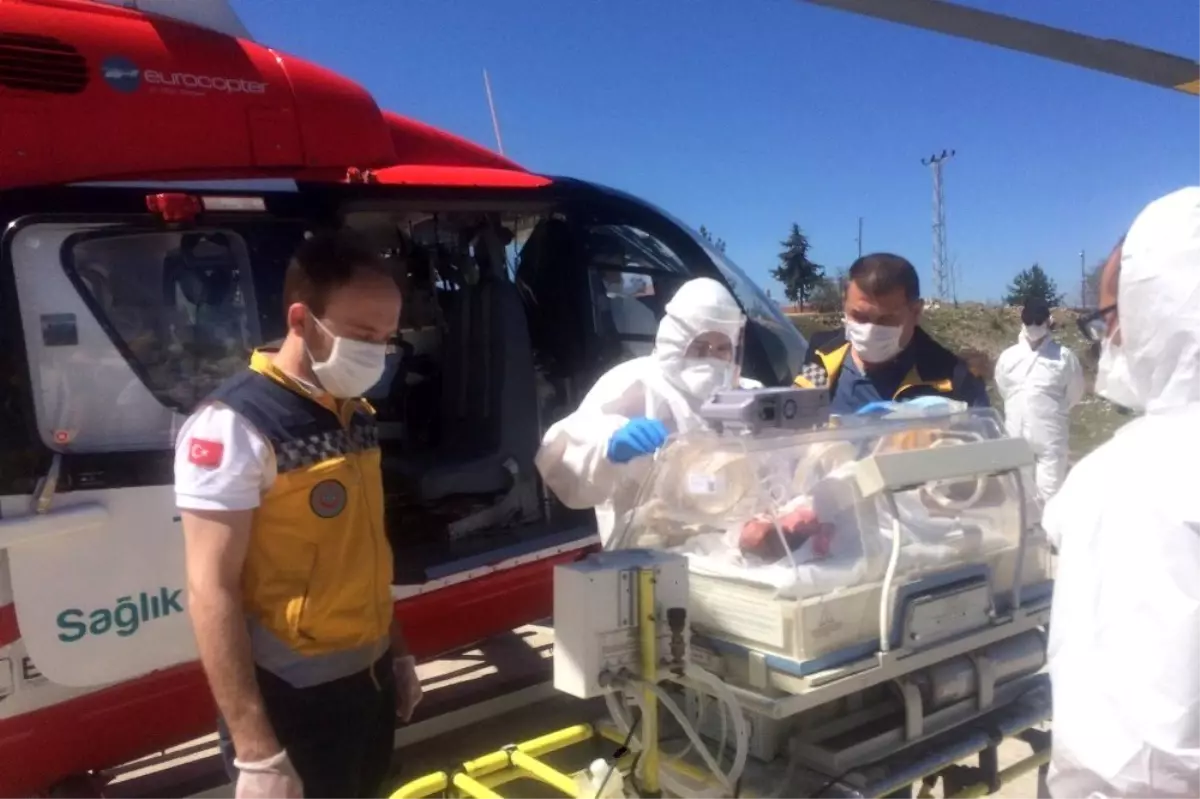 Yeni doğan bebek için ambulans helikopter havalandı Haberler