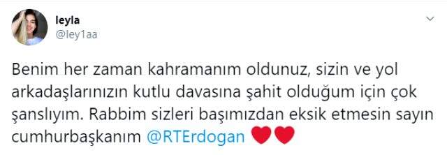 Cumhurbaşkanı Erdoğan, İsveç'ten getirilen Emrullah Gülüşken'in kızı Leyla ile telefonda görüştü