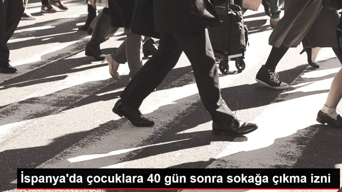 İspanya'da çocuklara 40 gün sonra sokağa çıkma izni