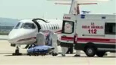 İsveç'teki Türk hasta ambulans uçakla Türkiye'ye geldi