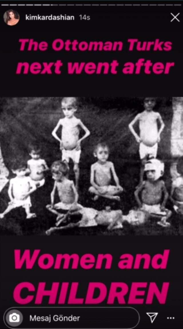 Kim Kardashian'ın 1915 Ermeni Olayları ile ilgili skandal paylaşımına ilk tepki Demet Akalın'dan geldi: Biz barbar değiliz