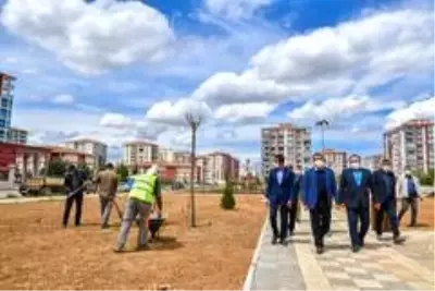 Malatya'da 30 dönümlük park büyük oranda tamamlandı Malatya'da 30 dönümlük park büyük oranda tamamlandı