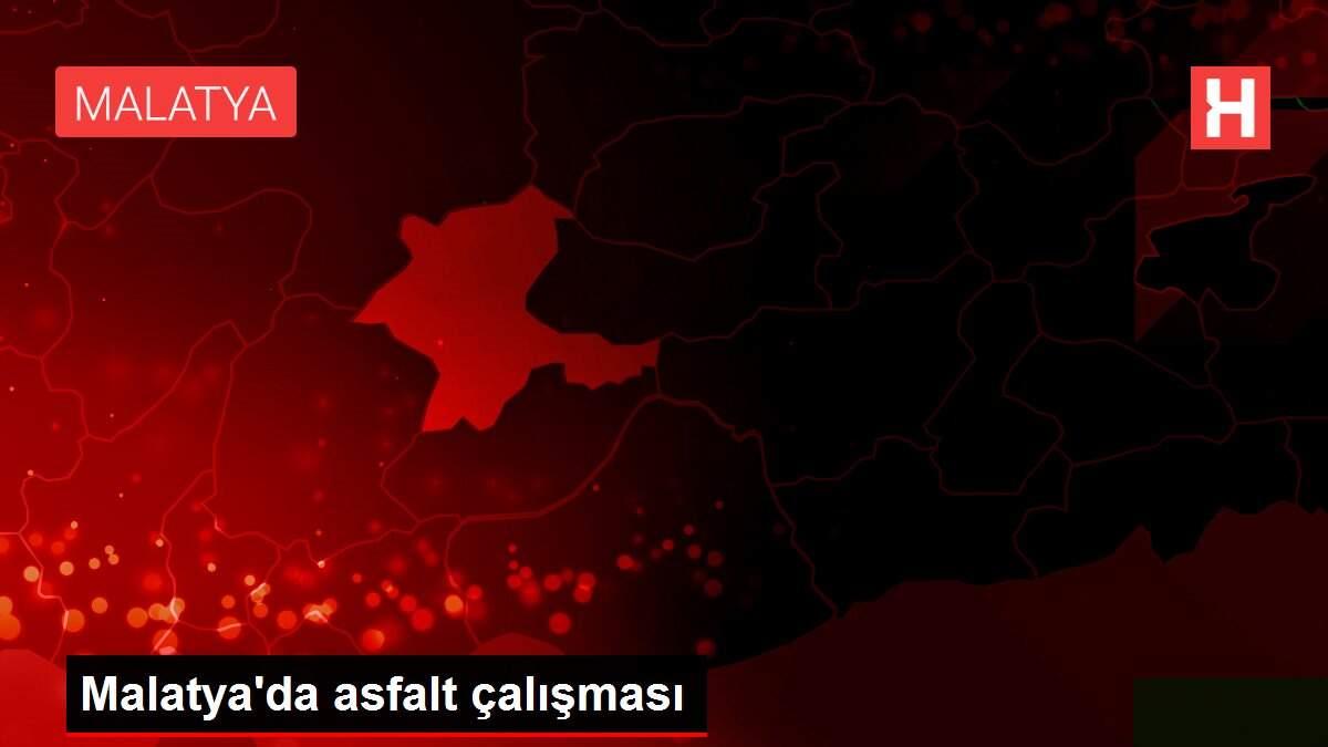 Malatya'da asfalt çalışması