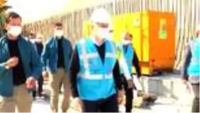 Bakan Karaismailoğlu 'Halkalı-Kapıkule Demir Yolu' inşaatında incelemelerde bulundu Bakan Karaismailoğlu 'Halkalı-Kapıkule Demir Yolu' inşaatında incelemelerde bulundu