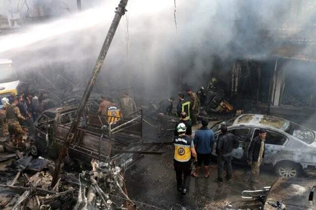 Afrin'de 42 kişinin öldüğü saldırıda aracı olay yerine getirilen şüpheli yakalandı