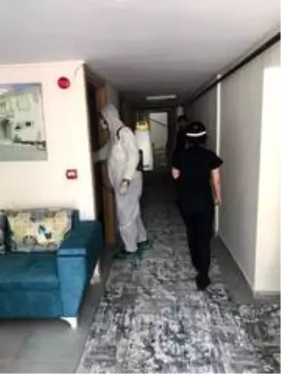 Çiğli'de huzurevlerine korona virüs temizliği Çiğli'de huzurevlerine korona virüs temizliği