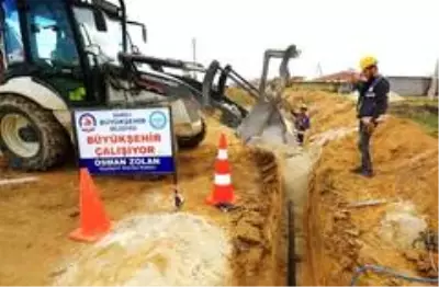Çivril'de 6 bin 300 ton sıcak asfalt döküldü