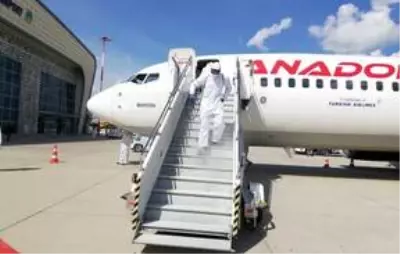 Mardin Havalimanında dezenfeksiyon çalışması yapıldı Mardin Havalimanında dezenfeksiyon çalışması yapıldı