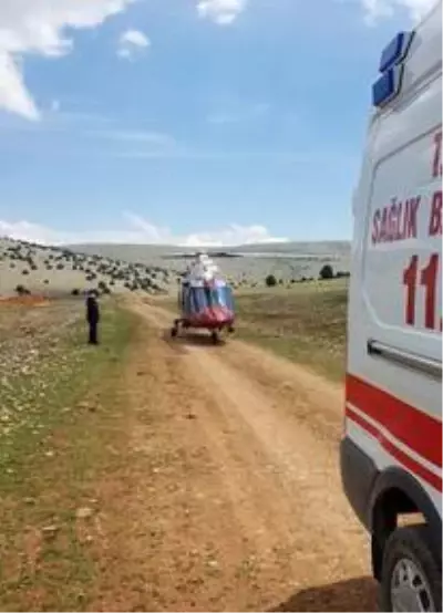 Afyonkarahisar'da devrilen traktörün sürücüsü yaralandı Afyonkarahisar'da devrilen traktörün sürücüsü yaralandı