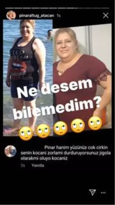 Pınar Altuğ, eşine jigolo diyen kişiye öyle bir cevap verdi ki... Pınar Altuğ, eşine jigolo diyen kişiye öyle bir cevap verdi ki...