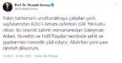 TBMM Başkanı Şentop'tan, 'Kut'ül Amare Zaferi' mesajı TBMM Başkanı Şentop'tan, 'Kut'ül Amare Zaferi' mesajı
