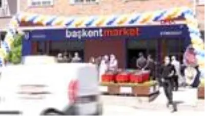Yöresel ürünlerin yer aldığı ’Başkent Market’ açıldı