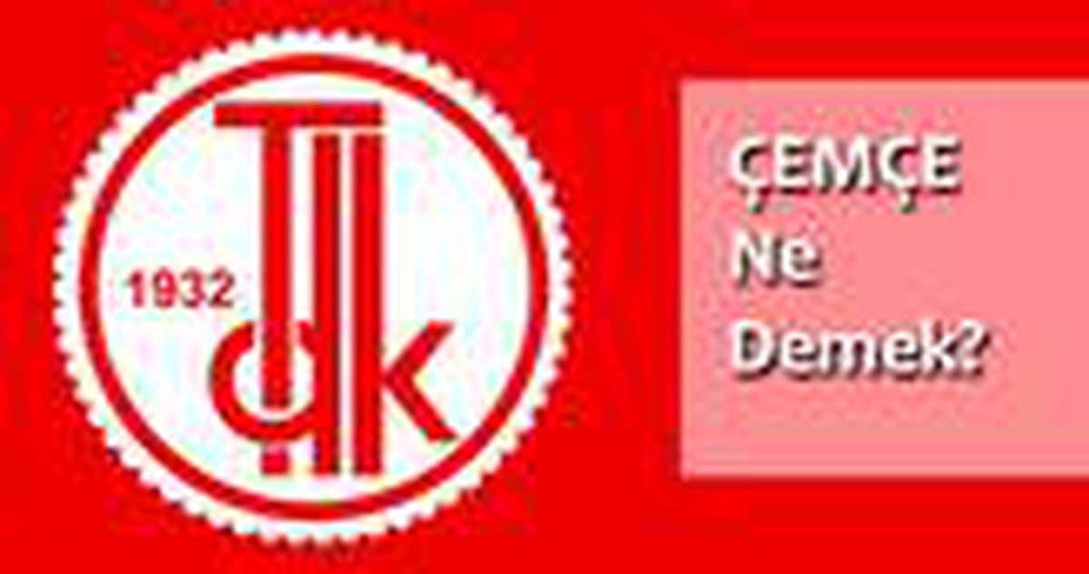Çemçe ne demek? Çemçe grubu nedir? Çemçe nedir TDK