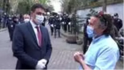 DİSK Başkanı ile polis müdürü arasında geçen diyaloglar kamerada DİSK Başkanı ile polis müdürü arasında geçen diyaloglar kamerada