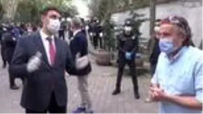 DİSK Başkanı ile polis müdürü arasında geçen diyaloglar kamerada DİSK Başkanı ile polis müdürü arasında geçen diyaloglar kamerada