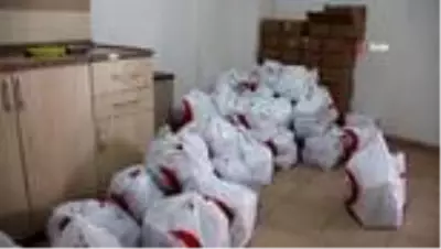 Kızılaydan gıda yardımı