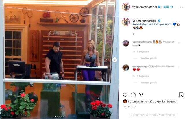 41 yaşındaki Yeşim Erçetin, sevgilisiyle öpüşme videosunu paylaştı