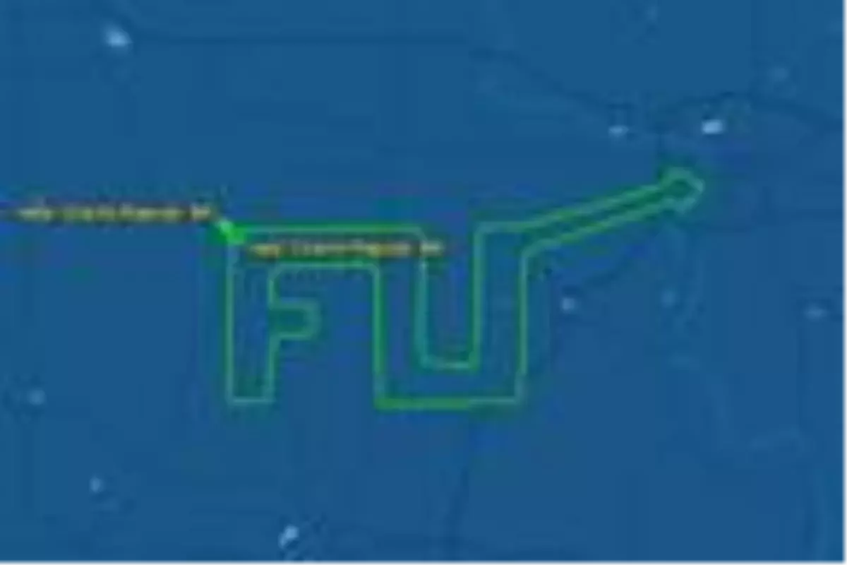 ABD'li pilottan valiye 'küfürlü' uçuş