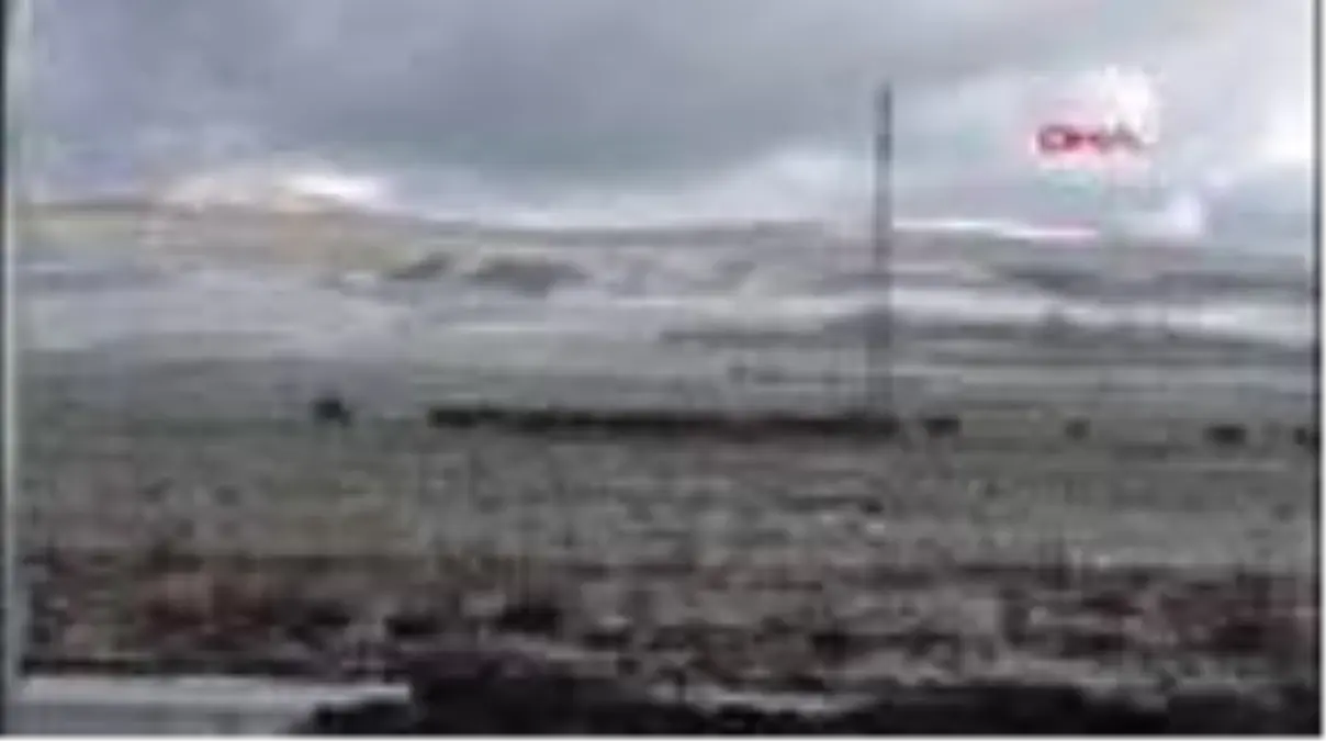 Ardahan'da dolu yağışı