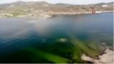 Baraj suları yükseldi, eski köy su altında kaldı Baraj suları yükseldi, eski köy su altında kaldı