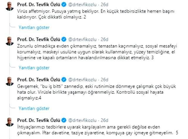 Bilim Kurulu Üyesi Prof. Dr. Tevfik Özlü, vaka sayısındaki iki günlük artışın nedenini anlattı Bilim Kurulu Üyesi Prof. Dr. Tevfik Özlü, vaka sayısındaki iki günlük artışın nedenini anlattı