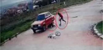 Uşak Üniversitesi: Hızla gelen araç, bisikletli çocuklara çarptı! O anlar anbean kaydedildi Uşak Üniversitesi: Hızla gelen araç, bisikletli çocuklara çarptı! O anlar anbean kaydedildi