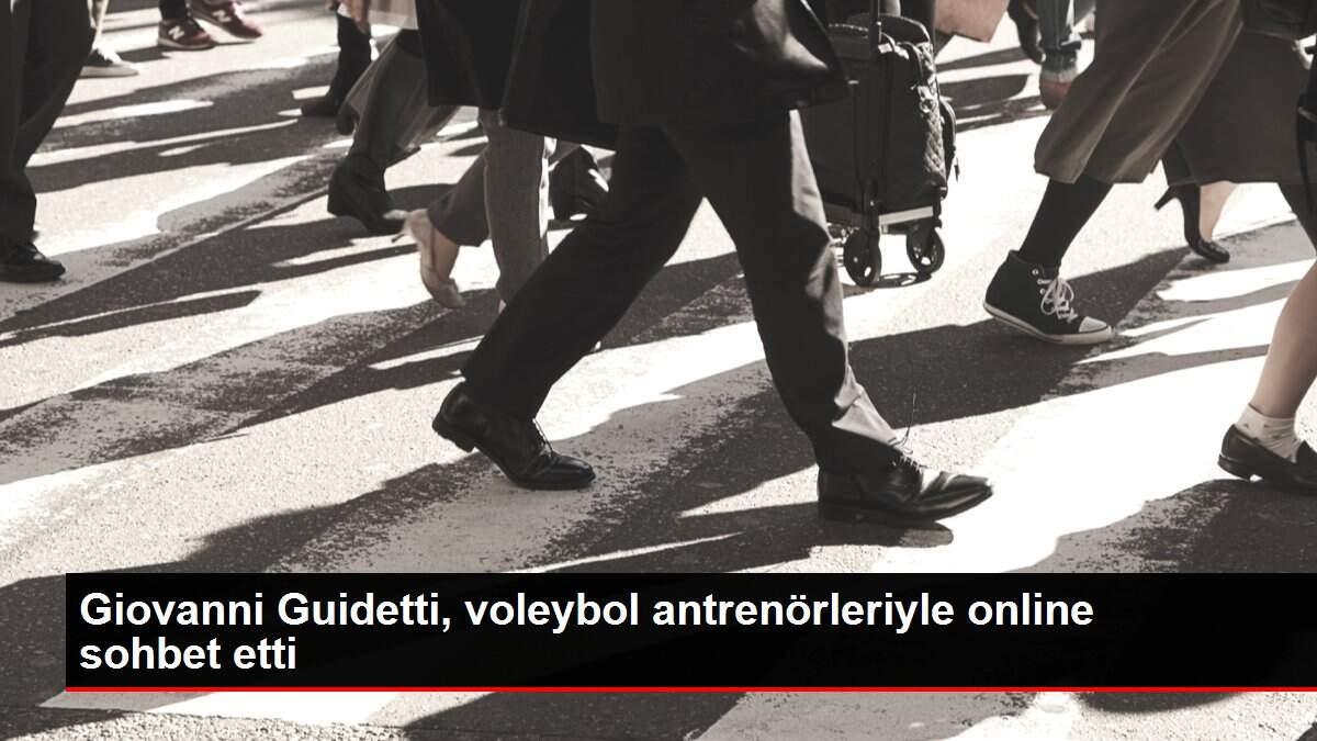 Giovanni Guidetti, voleybol antrenörleriyle online sohbet etti