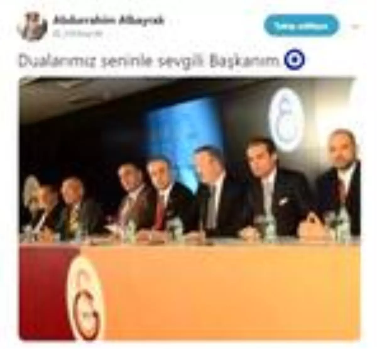 Abdurrahim Albrayk'tan Mustafa Cengiz paylaşımı